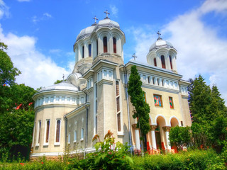 Spiritual edifice - Christian Orthodox church of the apostles Peter and Poul, from Brasov city, Transylvania-  Romania
