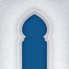 Background withArabic Arch