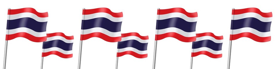 Banner. Flags. Thailand
