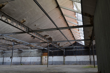 Naklejka premium usine désaffectée