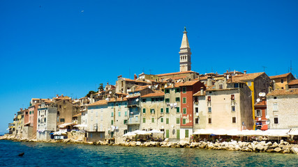 Naklejka na ściany i meble View of beautiful town of Rovinj, Istria, Croatia