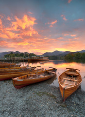 Boats at Keswick © Helen Hotson