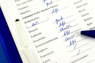 Schulzeugnis