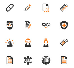 Job icons set