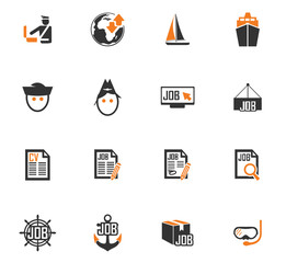 Job icons set