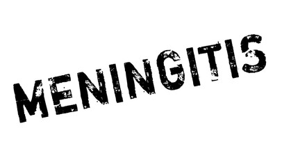 Meningitis rubber stamp. Grunge design with dust scratches. Effects can be easily removed for a clean, crisp look. Color is easily changed.