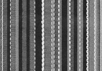 Texture of fabric material with vertical colored stripes. High resolution image