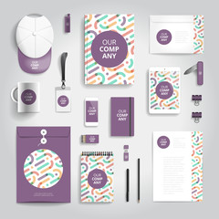 Corporate identity print template