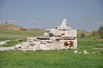 Theatre-stadium complex in Aizanoi