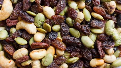 Dry grains mix nuts