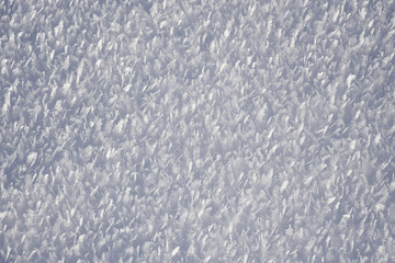 Snow crystals background texture