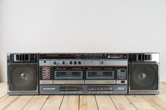 Vintage Audio Cassette Tape Deck Ghettoblaster