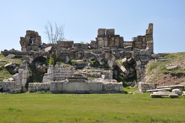 Theatre-stadium complex in Aizanoi