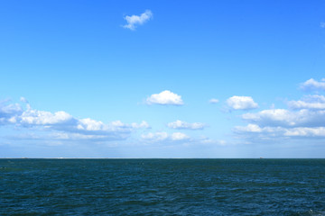 Fototapeta premium Beautiful cloudy day in Sharjah, United Arab Emirates