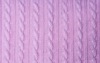 knitted pink pattern