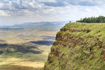 Beautiful landscape of Menengai Crater, Nakuru, Kenya