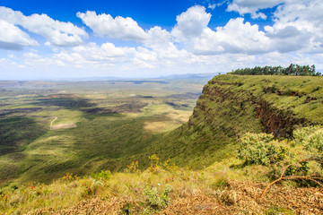 Beautiful landscape of Menengai Crater, Nakuru, Kenya