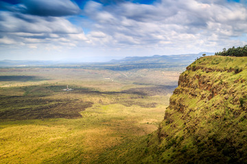 Beautiful landscape of Menengai Crater, Nakuru, Kenya