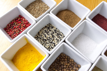 Colorful Spices Background