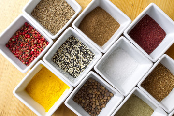 Colorful Spices Background