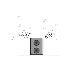 Music column minimalism