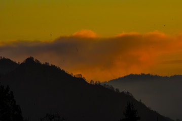 orange sunset