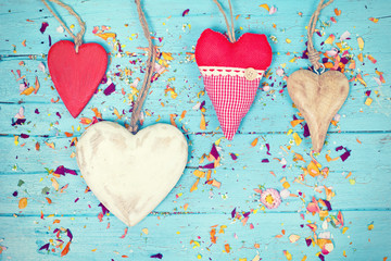 Valentinstag - Herzen und Blüten