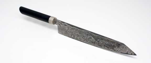 Scharfes asiatisches Messer freigestellt