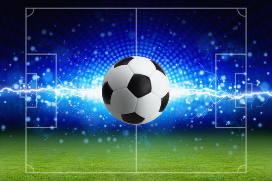 Abstract soccer background