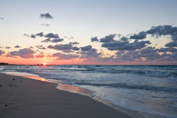 Sunset in Varadero, Cuba