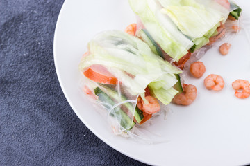 Vegetable spring rolls