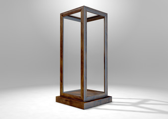 Glass Display Case Verticle
