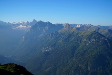 Naklejka premium Südtiroler Dolomiten Gipfel