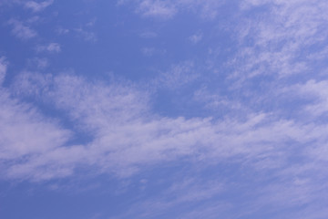 Naklejka na ściany i meble clouds in the blue sky, background