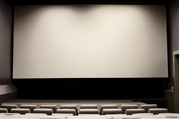 Empty movie theatre