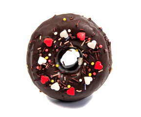 doughnut or donut isolated on white background cutout