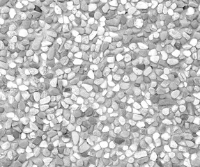 Pebble stone texture. Monochrome background