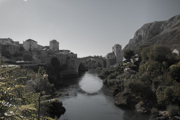 Stari Most, Old Bridge in Mostar, Bosnia and Herzegovina, Europe