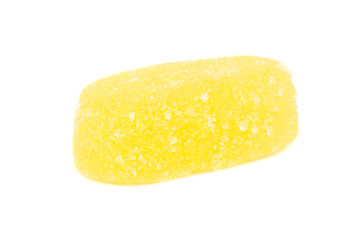 Yellow jelly candy