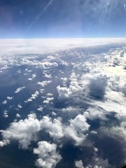 Fototapeta na wymiar Luftaufnahme aus dem Flugzeug 