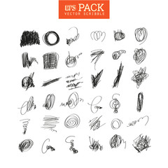 Pack of scribble elements. You can use it as brush