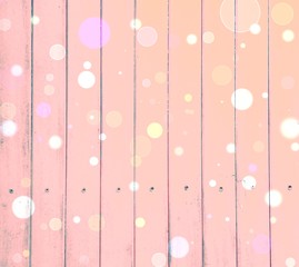 pastel color wooden texture with bokeh light 