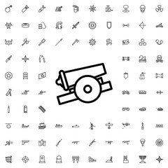 cannon icon illustration