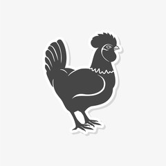 Rooster vector logo concept