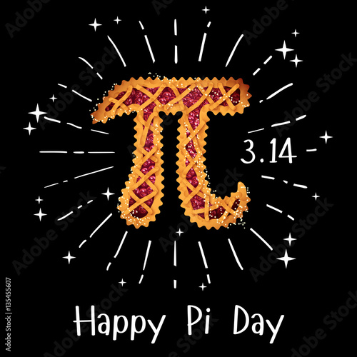 "Happy Pi Day! Celebrate Pi Day. Mathematical constant. March 14t