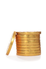 stack of gold coins