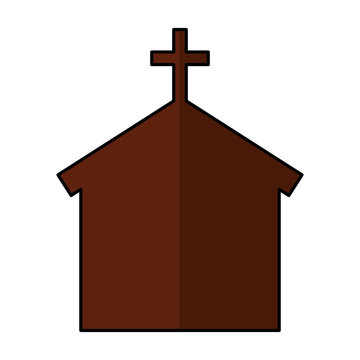 recommend clip art: church silhouette isolated icon vector illustration design