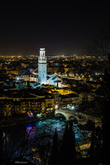 Fototapeta premium Verona dall'alto
