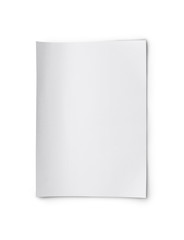White blank sheet of paper
