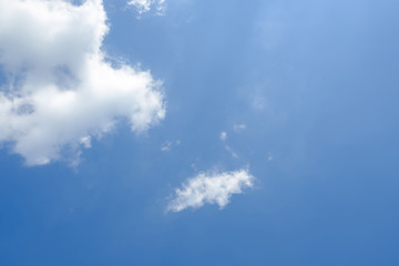 Clouds on blue sky